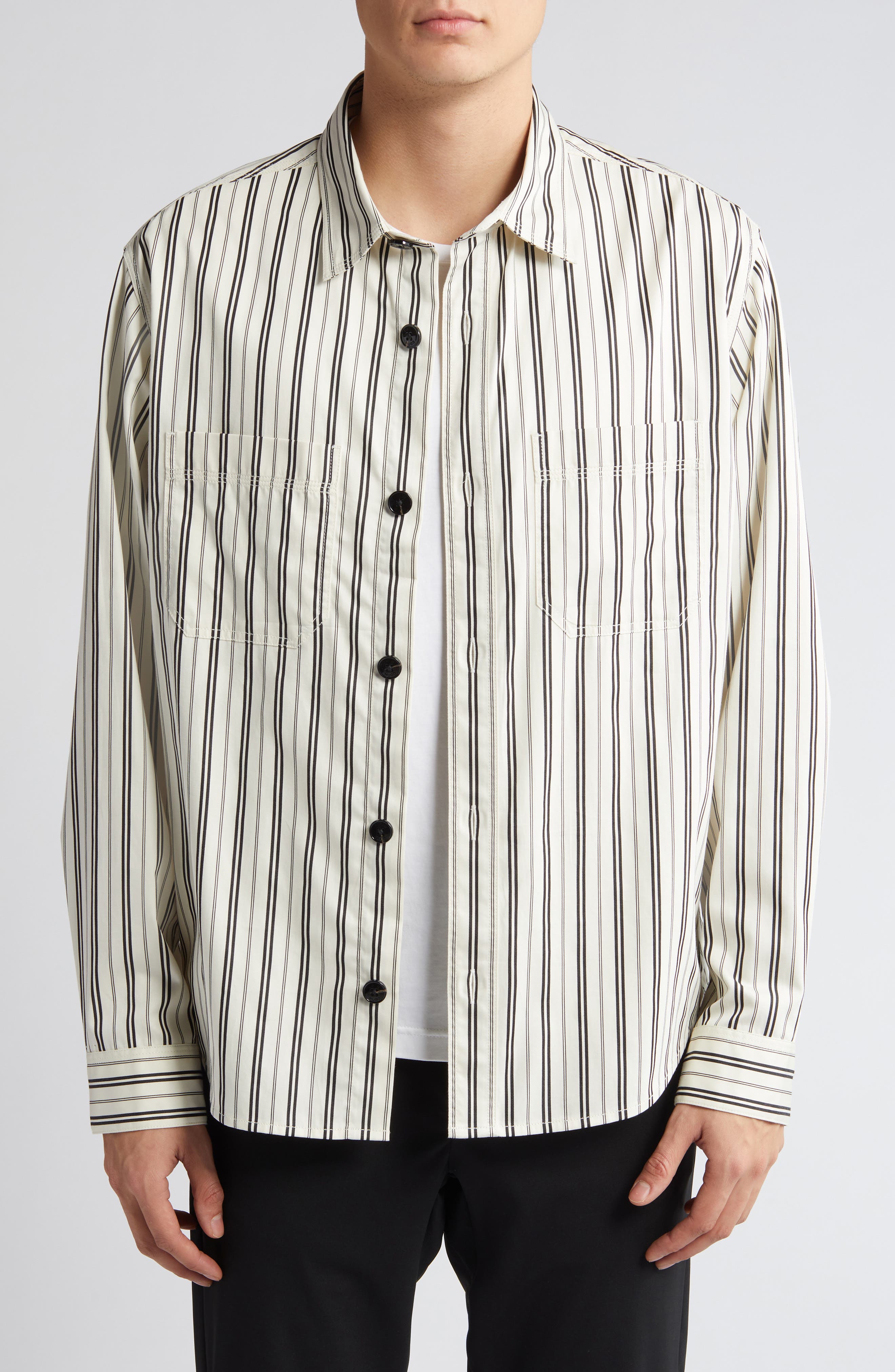 HUGO Erato Stripe Button-Up Shirt