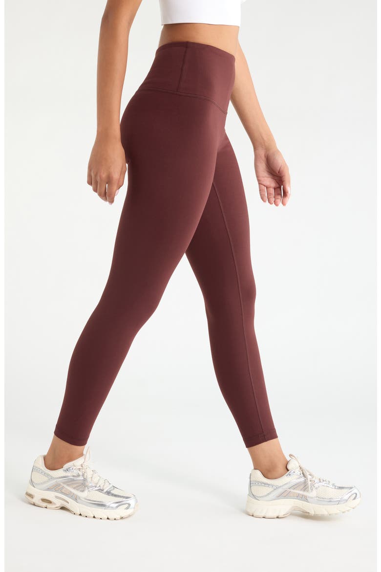 Live In High Waist 7/8 Leggings, Alternate, color, BROWN RISTRETTO