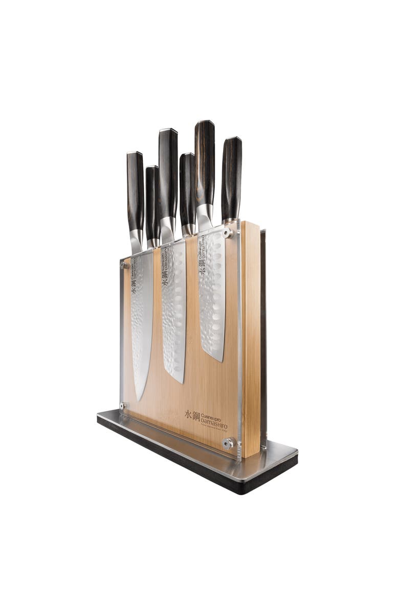 Cuisine::pro<sup>®</sup> Damashiro EMPEROR<sup>®</sup> Shi 7-Piece Knife Block, Main, color, Silver