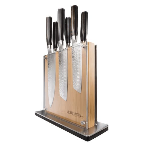 Damashiro EMPEROR® Shi 7-Piece Knife Block