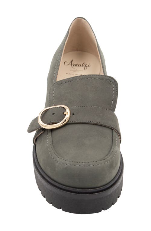Amalfi By Rangoni Tasso Platform Pump In New Grey Tiffany