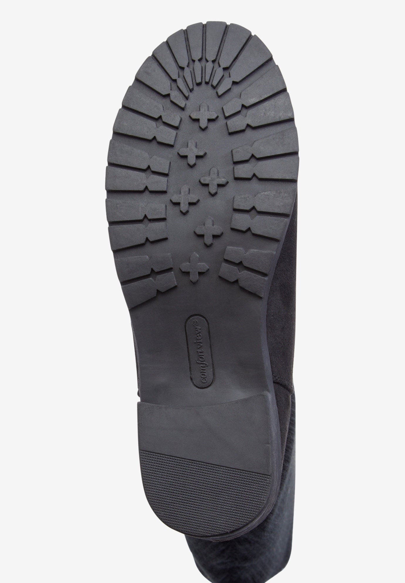 Comfortview The Antonella Tall Calf Boot, Alternate, color, Black