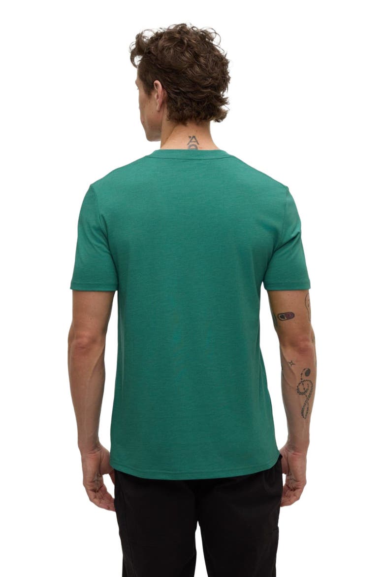 Sasquatch T-Shirt, Alternate, color, Tidal Teal Heather/Adirondack