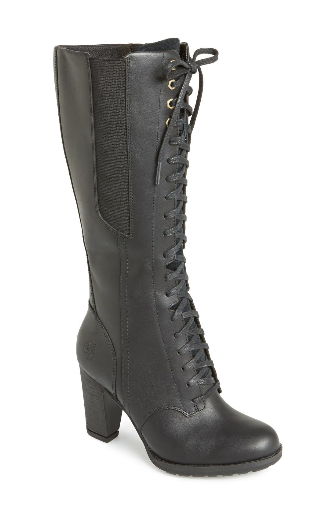 Timberland Earthkeepers<sup>®</sup> 'Stratham Heights' Waterproof Tall Boot, Main, color, 