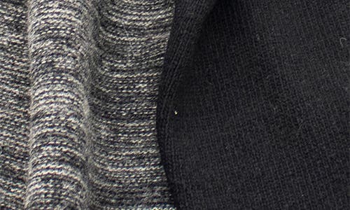 Portolano Colorblock Cashmere Scarf In Gray