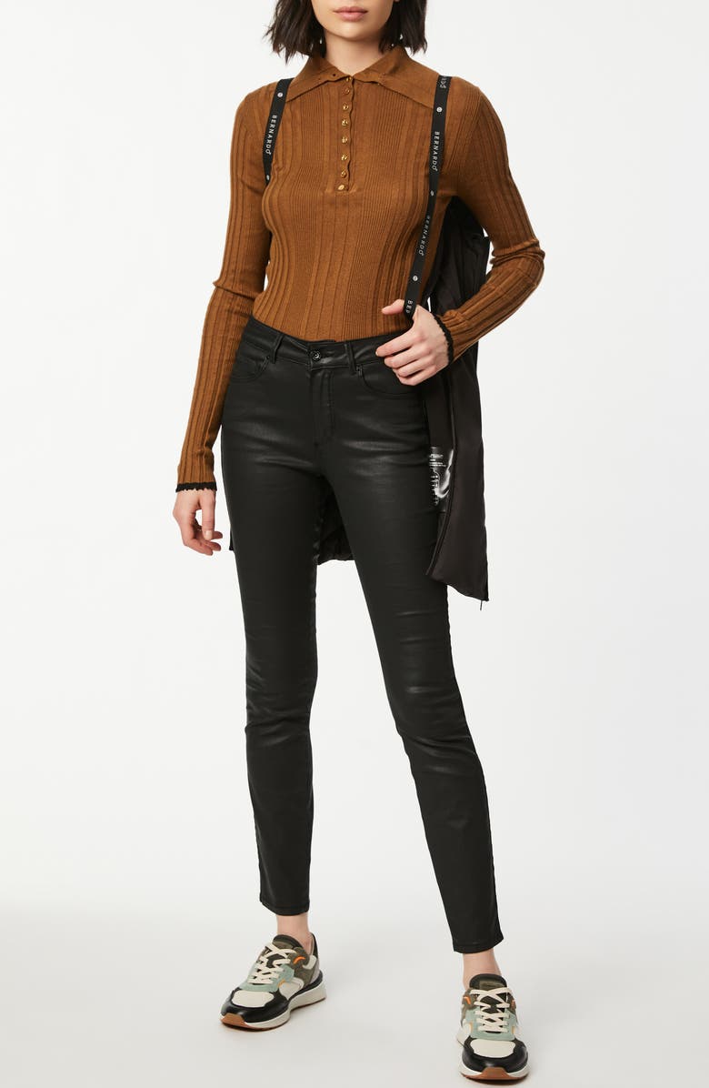 Bernardo Bernadro Neoprene Quilted Vest, Alternate, color,