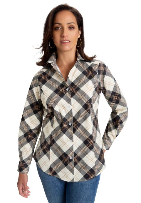 Stretch Poplin Shirt (Plus)