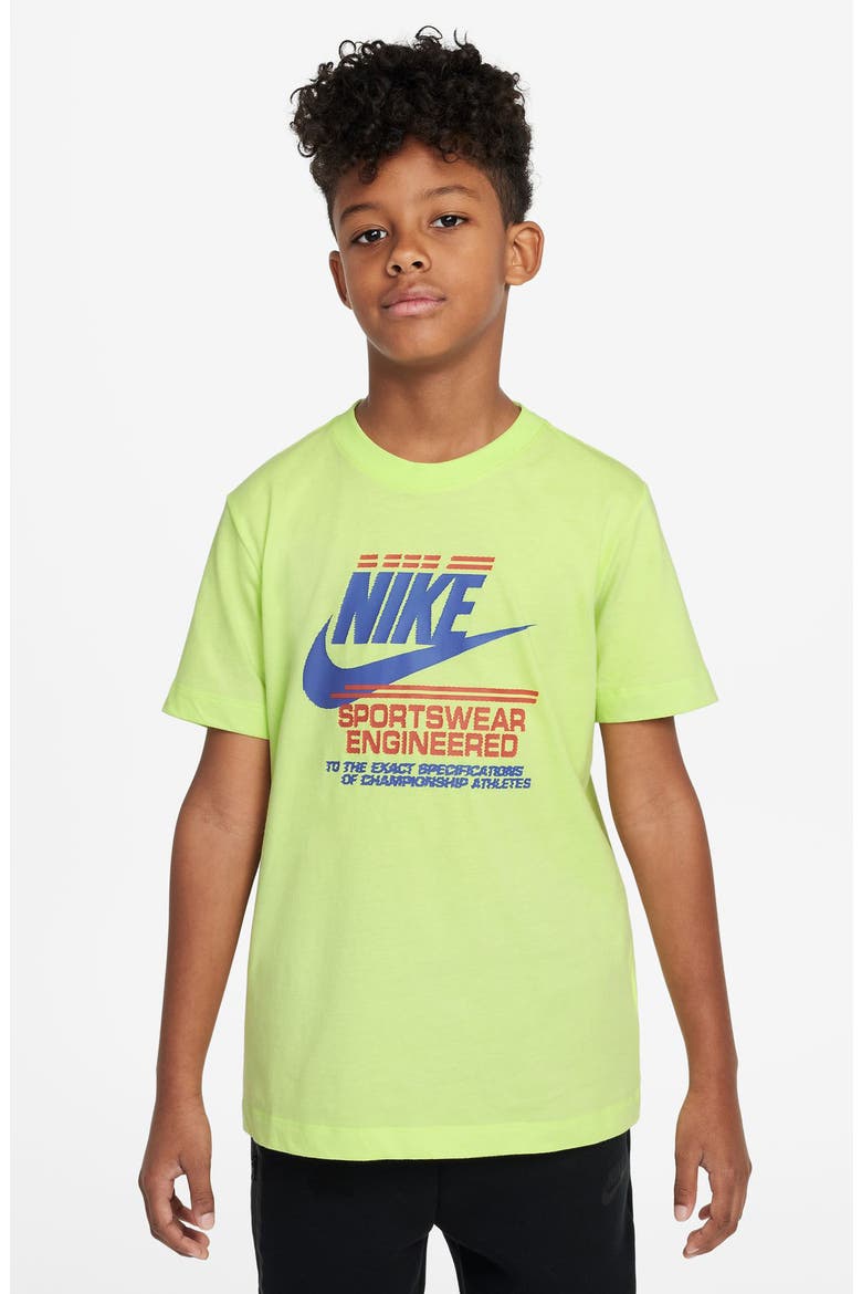 Kids' Futura Graphic T-Shirt, Main, color, LIGHT LEMON TWIST