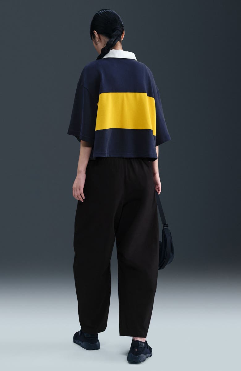 Nike Sportswear Street Barrel Leg Pants, Alternate, color, Black/ Sail