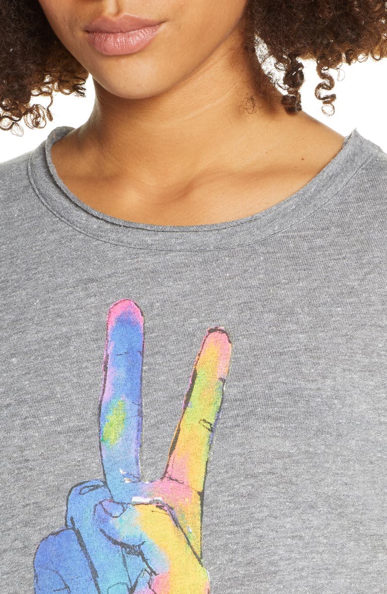 Chaser Peace Sign Graphic Tee, Alternate, color,