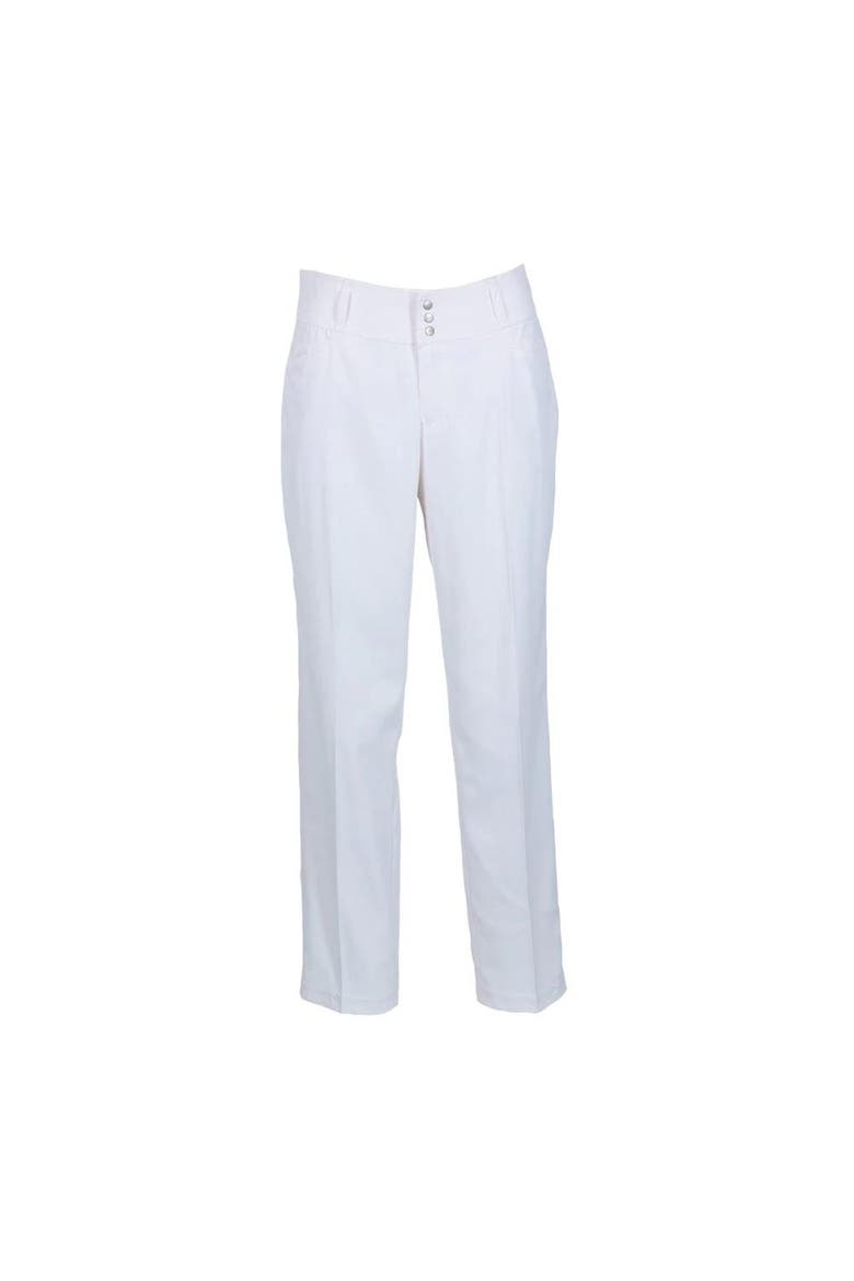 Playoff 28 inch Womens Golf Pants, Alternate, color, White