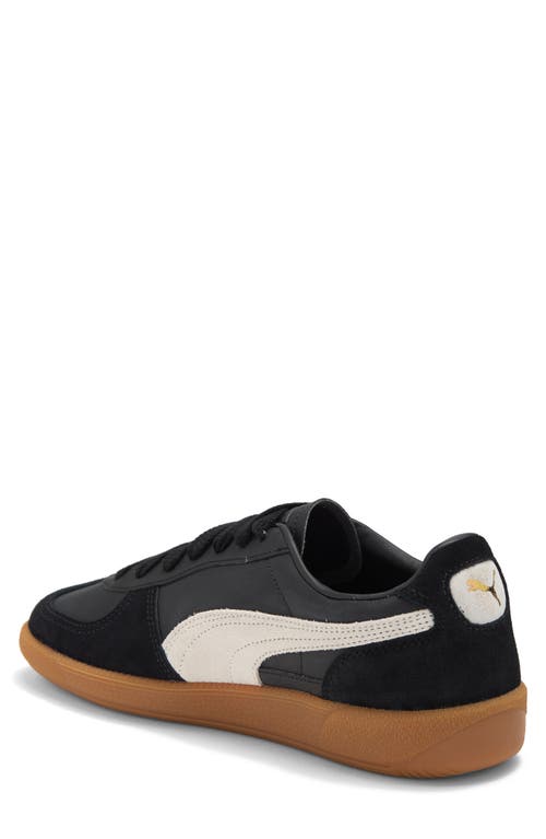Puma Mens Palermo Leather Trainers Mens Shoe In Black