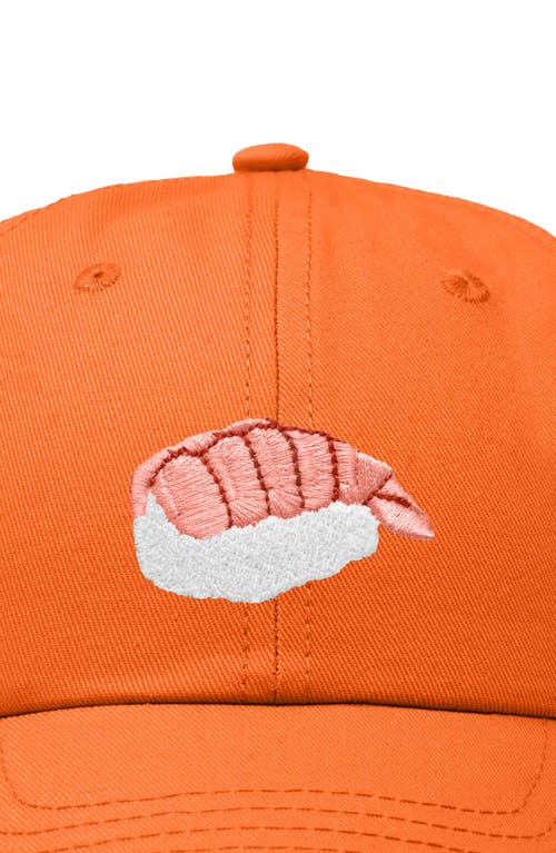 DALIX DALIX SHRIMP SUSHI EMBROIDERED DAD CAP 