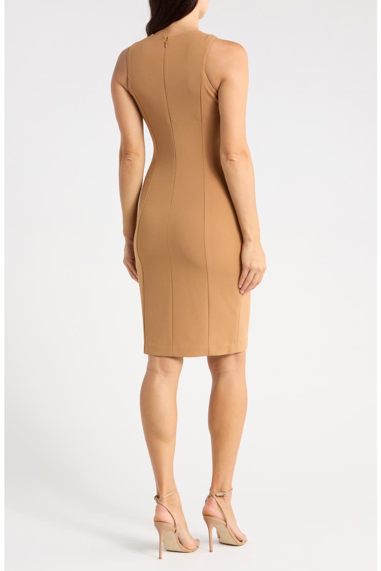 Sleeveless Sheath Dress, Alternate, color, LUGGAGE
