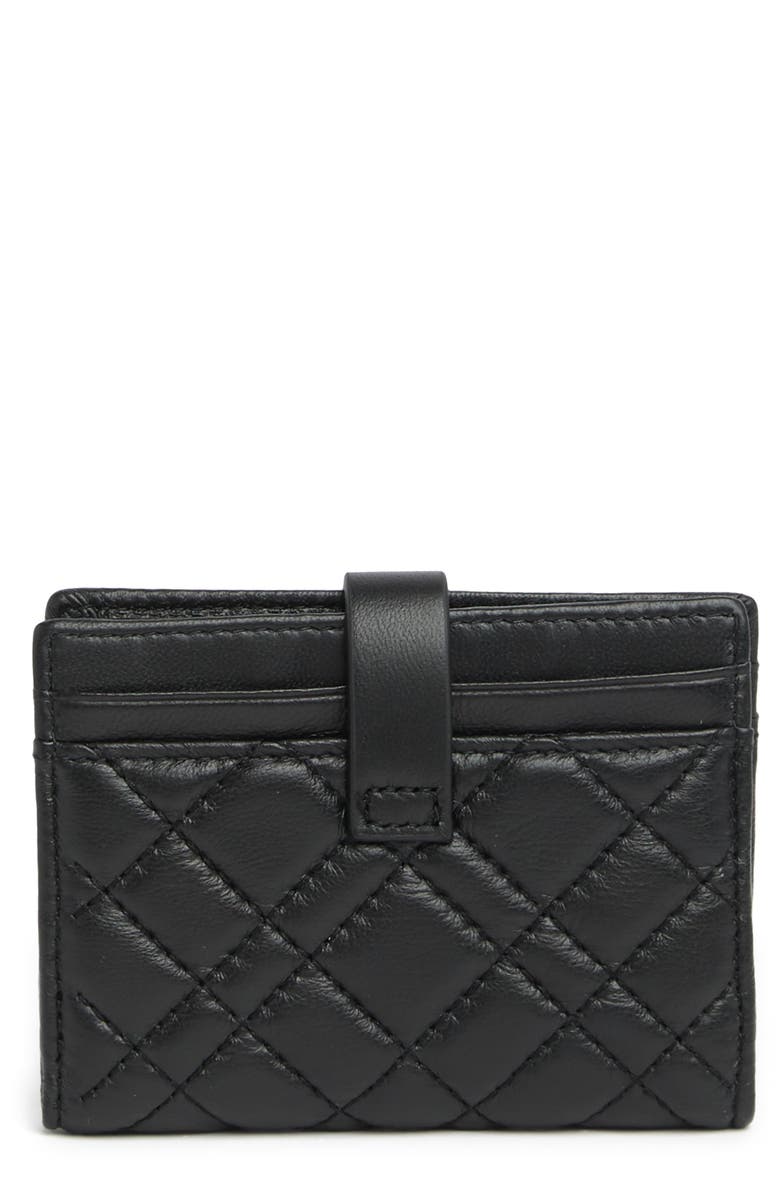 Kurt Geiger London Slim Leather Card Wallet, Alternate, color, 