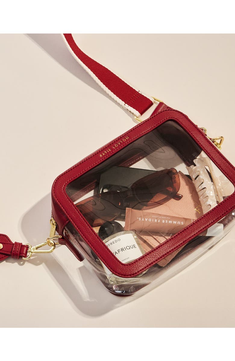 Katie Loxton Stadium Bag in Burgundy, Alternate, color, Burgundy