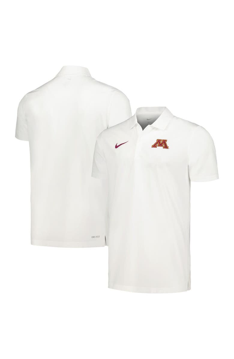 Nike Men's Nike White Minnesota Golden Gophers Sideline Polo, Main, color, White