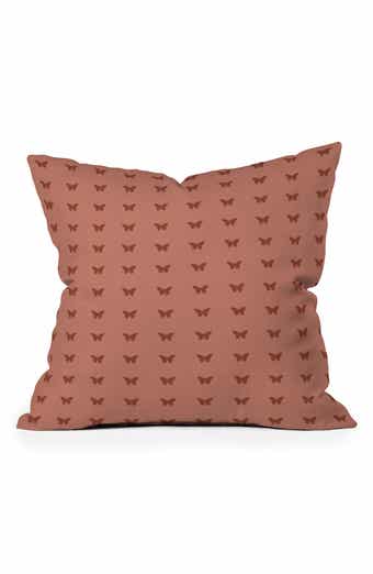 DENY Designs Color Poems Minimal Butterfly Throw Pillow