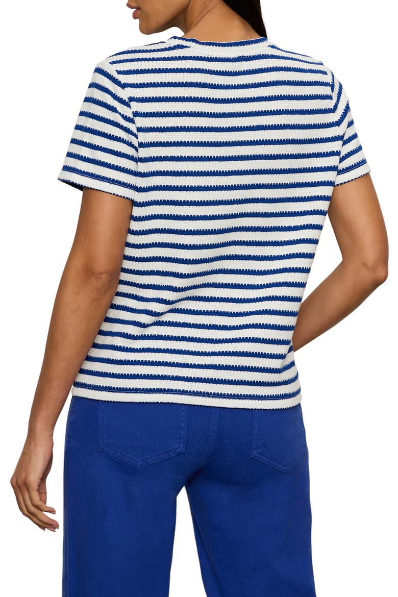 Perfect Texture Stripe Tee, Alternate, color, RIVIERA ST