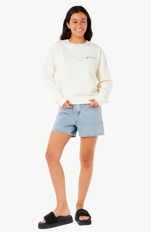 Rip Curl Dune Dancer Relaxed Sweatshirt In California Bone