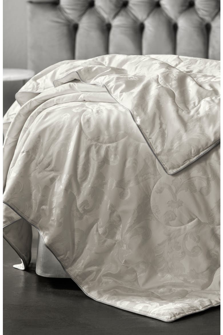 Infinity Mulberry silk comforter, Alternate, color, White