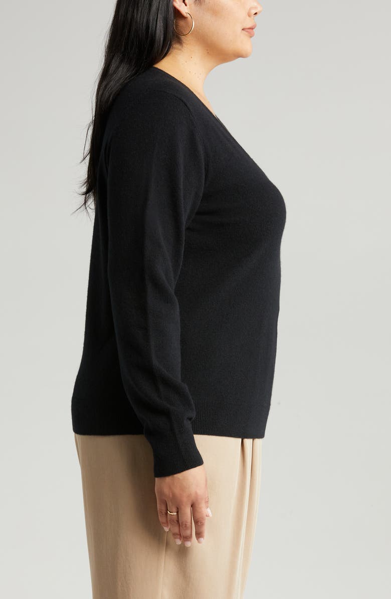 Nordstrom V-Neck Cashmere Sweater, Alternate, color,