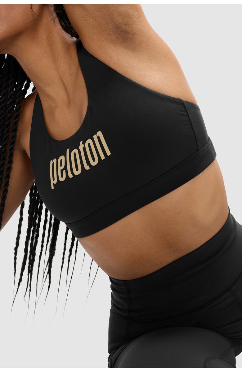 Peloton Cadent Everyday Racerback Bra, Alternate, color, Black