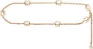 maje Chain belt with logo details