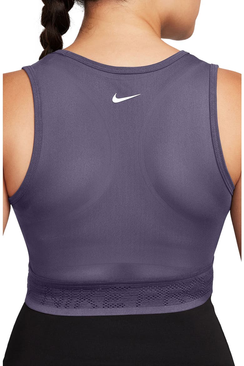 Pro Mesh Crop Tank, Alternate, color, DAYBREAK/ WHITE