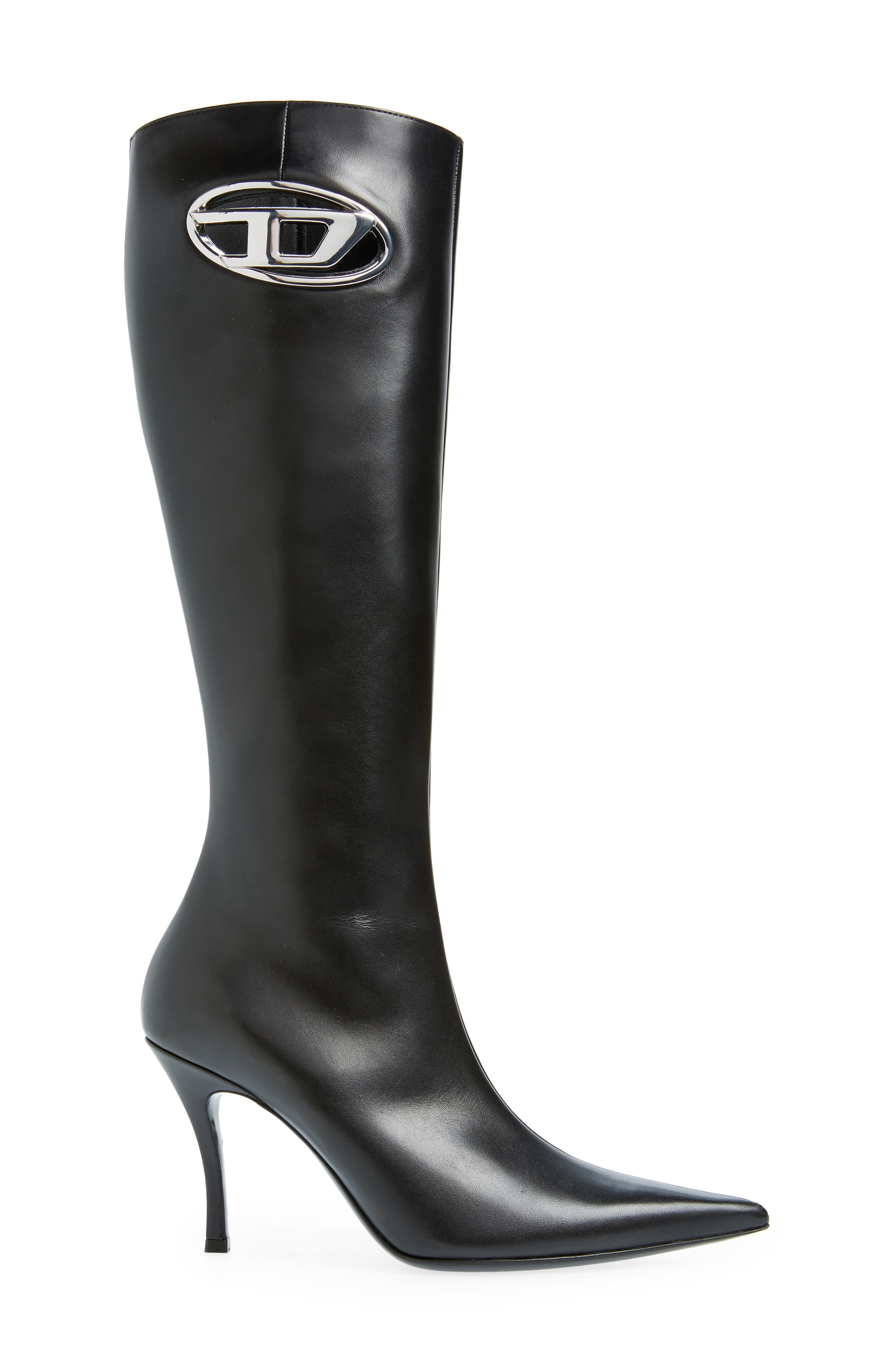 DIESEL<sup>®</sup> Pointed Toe Knee High Boot, Alternate, color, 