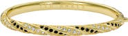 Ted Baker Torvi Crystal Twist Hinged Bangle