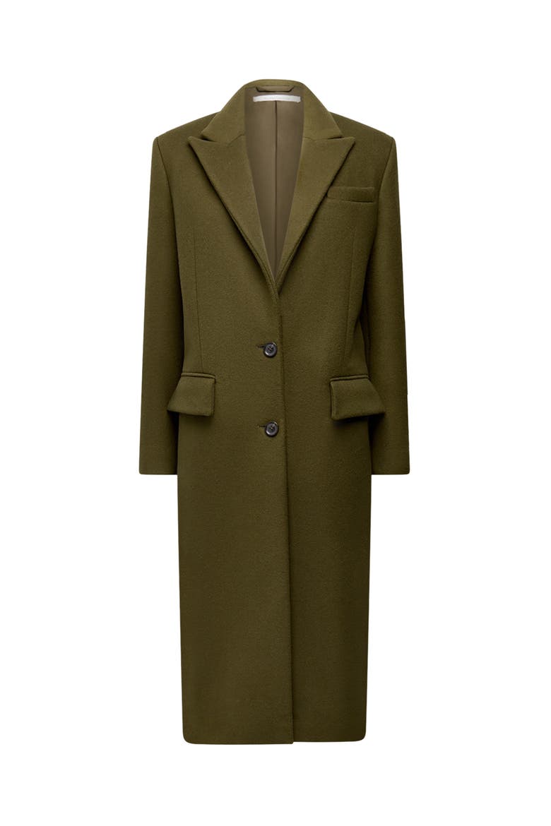Tailored Overcoat, Alternate, color, Moss