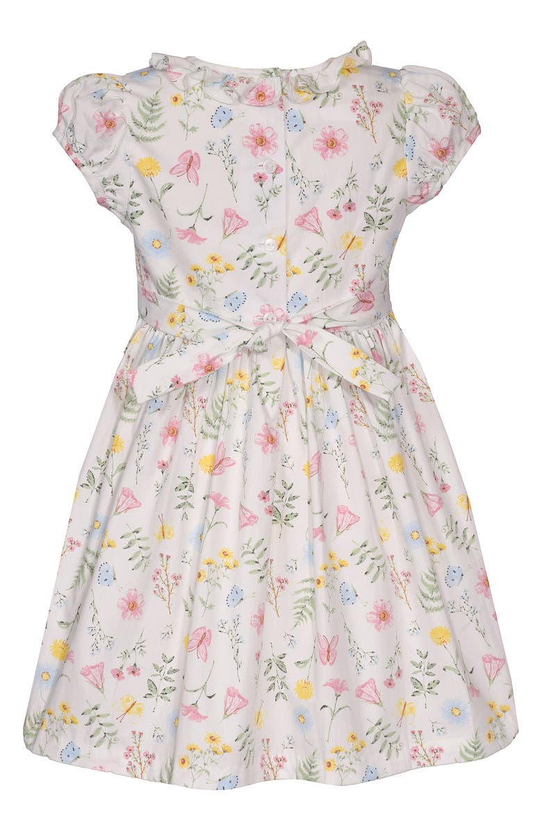 Iris & Ivy Kids' Floral Print Smocked Dress, Alternate, color,