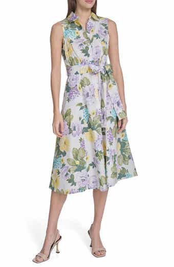 Calvin Klein Sleeveless Cotton Shirtdress