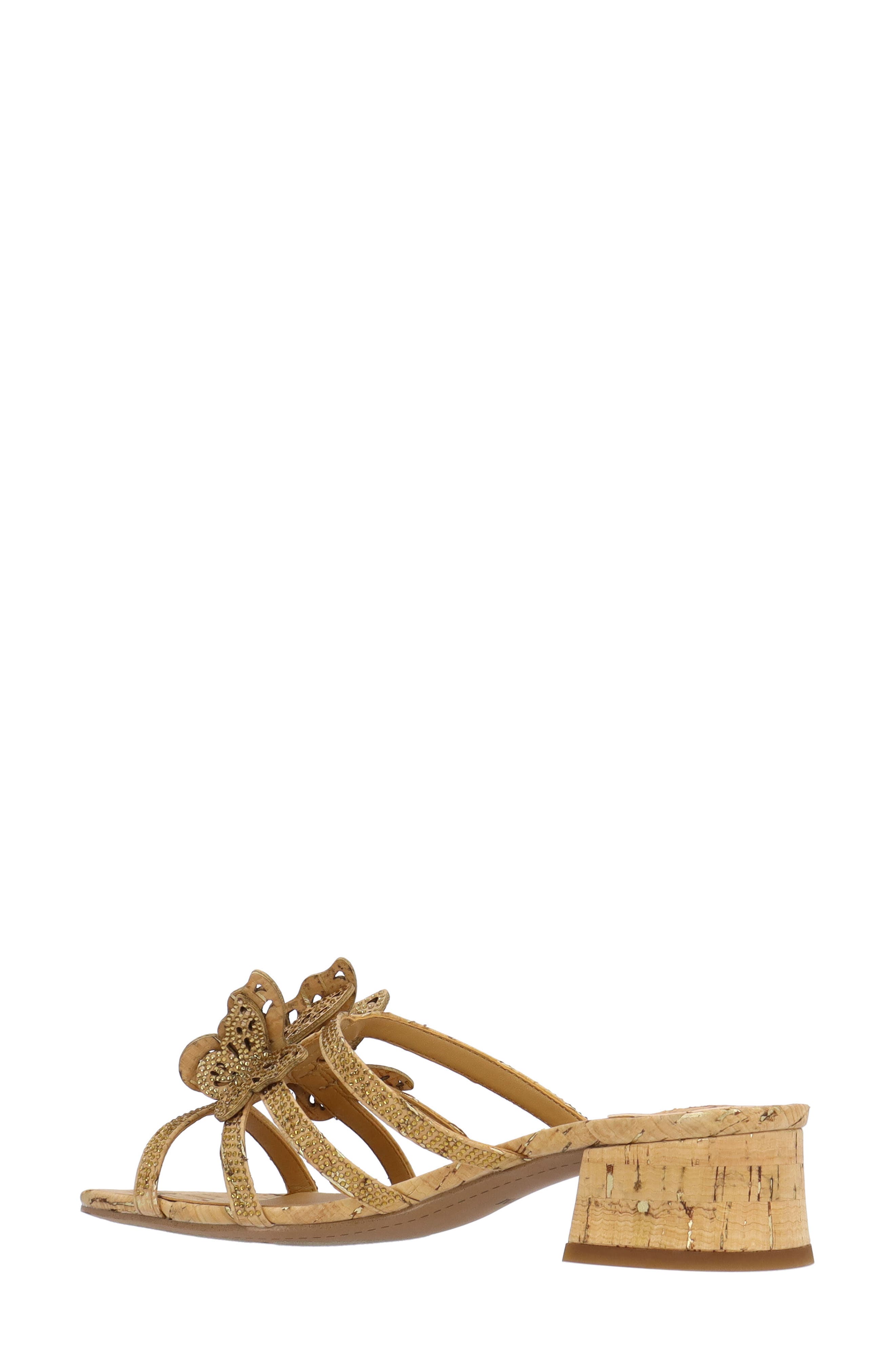 J. Reneé Butterfly Block Heel Sandal, Alternate, color, 