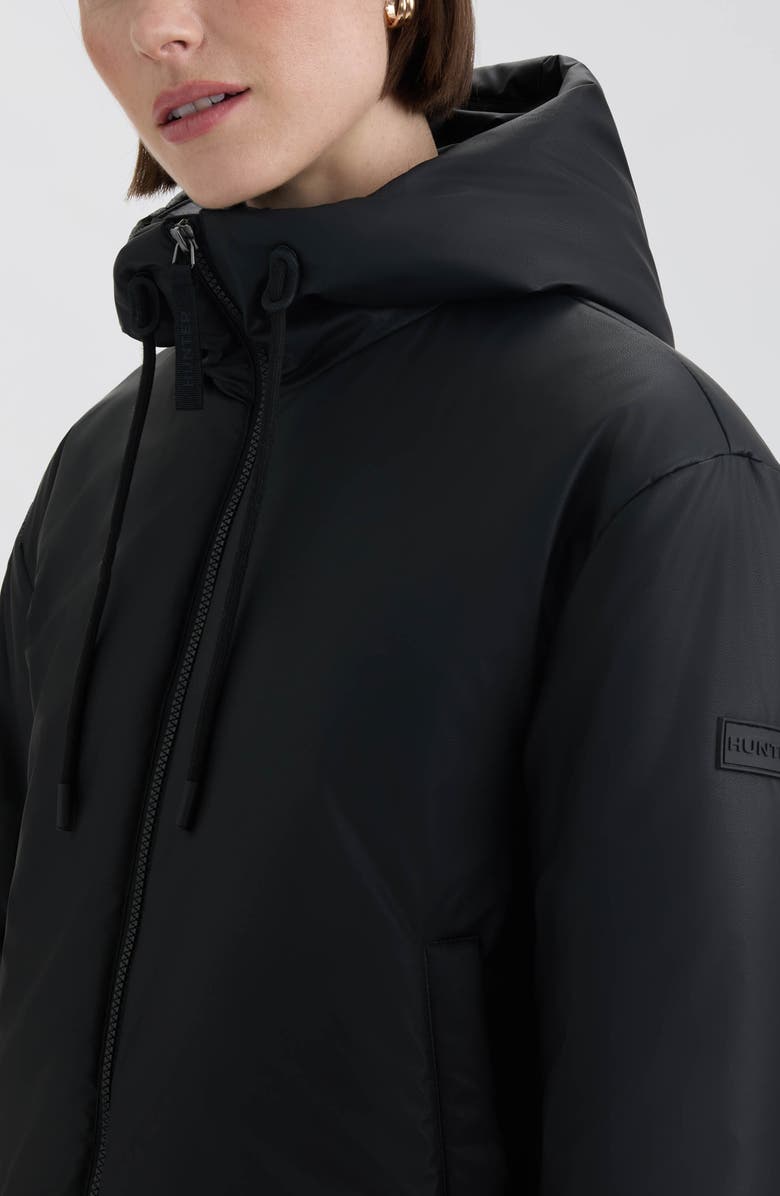 Hunter Leah Water Repellent Hooded Crop Puffer Jacket, Alternate, color, 