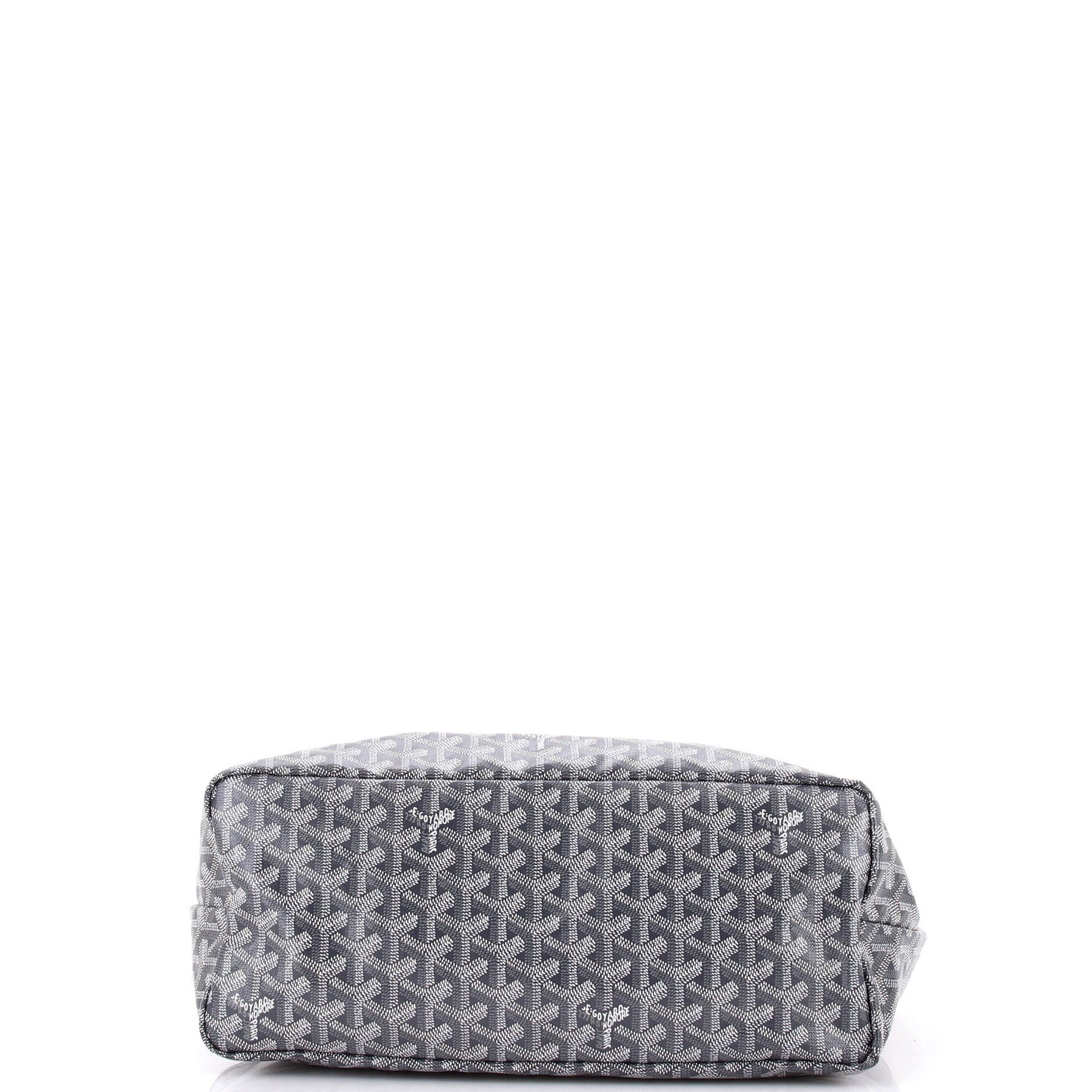 Pre-Owned Goyard Saint Louis Tote Coated Canvas PM, Alternate, color, Gray