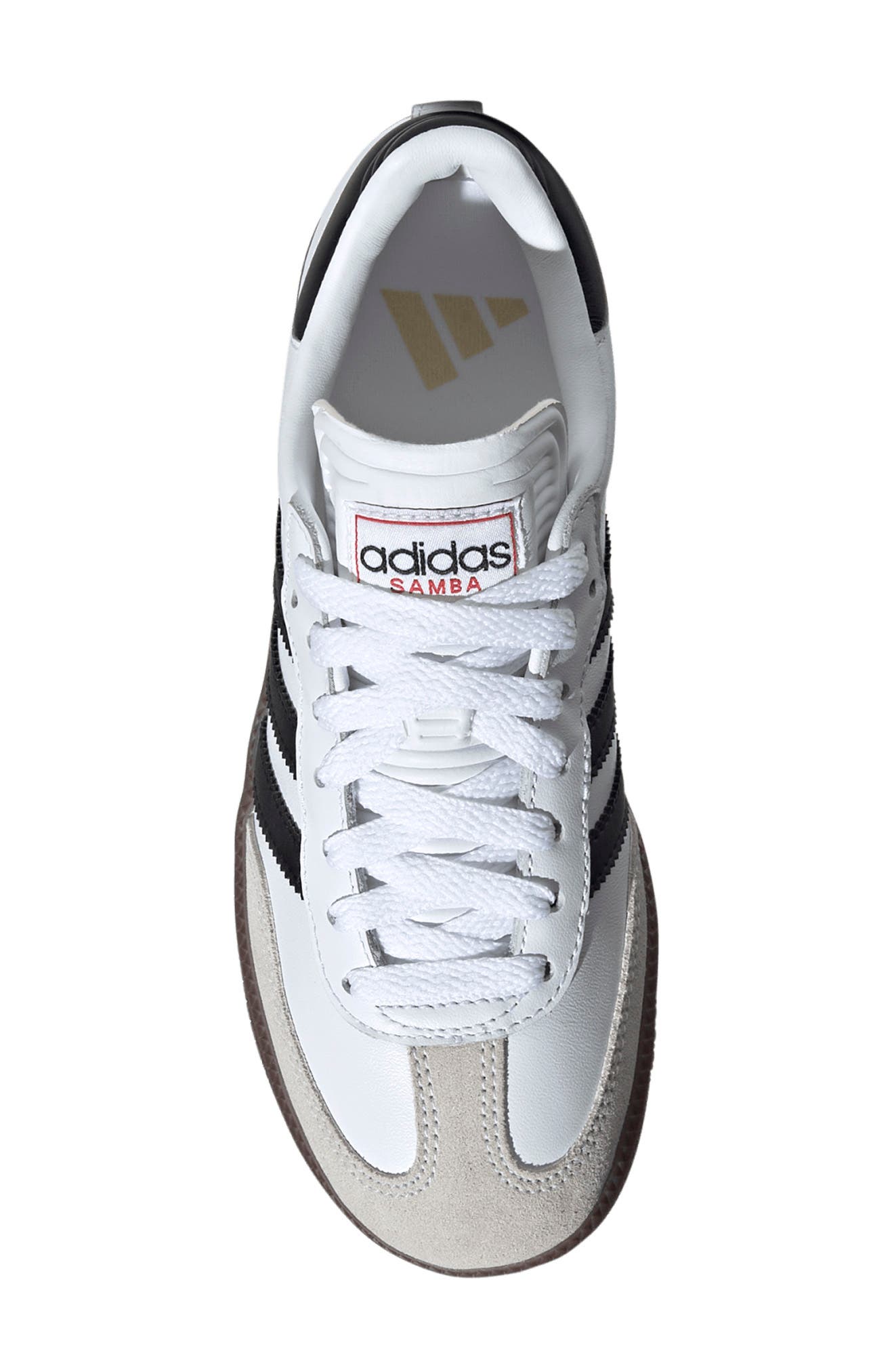 Kids' Samba Sneaker, Alternate, color, WHITE