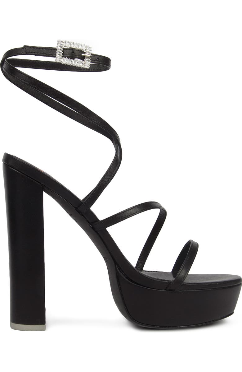 BLACK SUEDE STUDIO Kim Platform Sandal, Alternate, color,