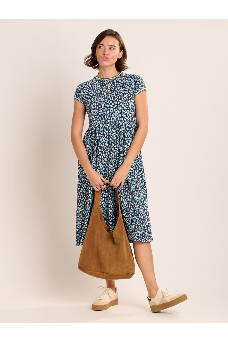 Alexia Midi Dress, Alternate, color, Navy