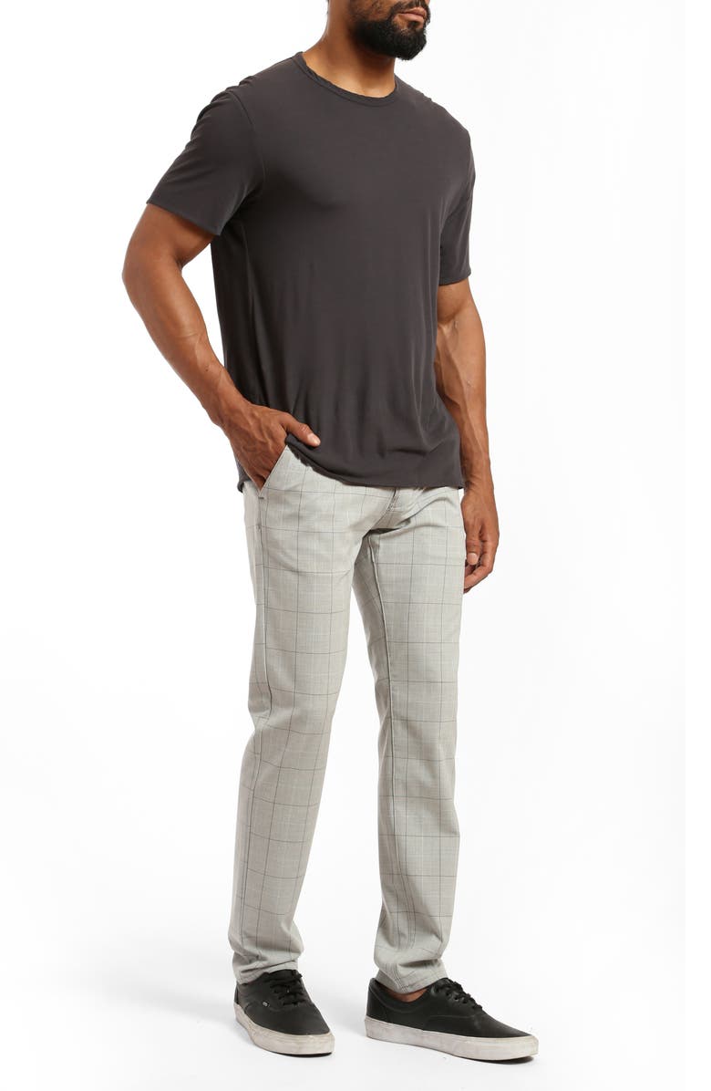 Mavi Jeans Milton Check Slim Straight Leg Chino Pants, Alternate, color,