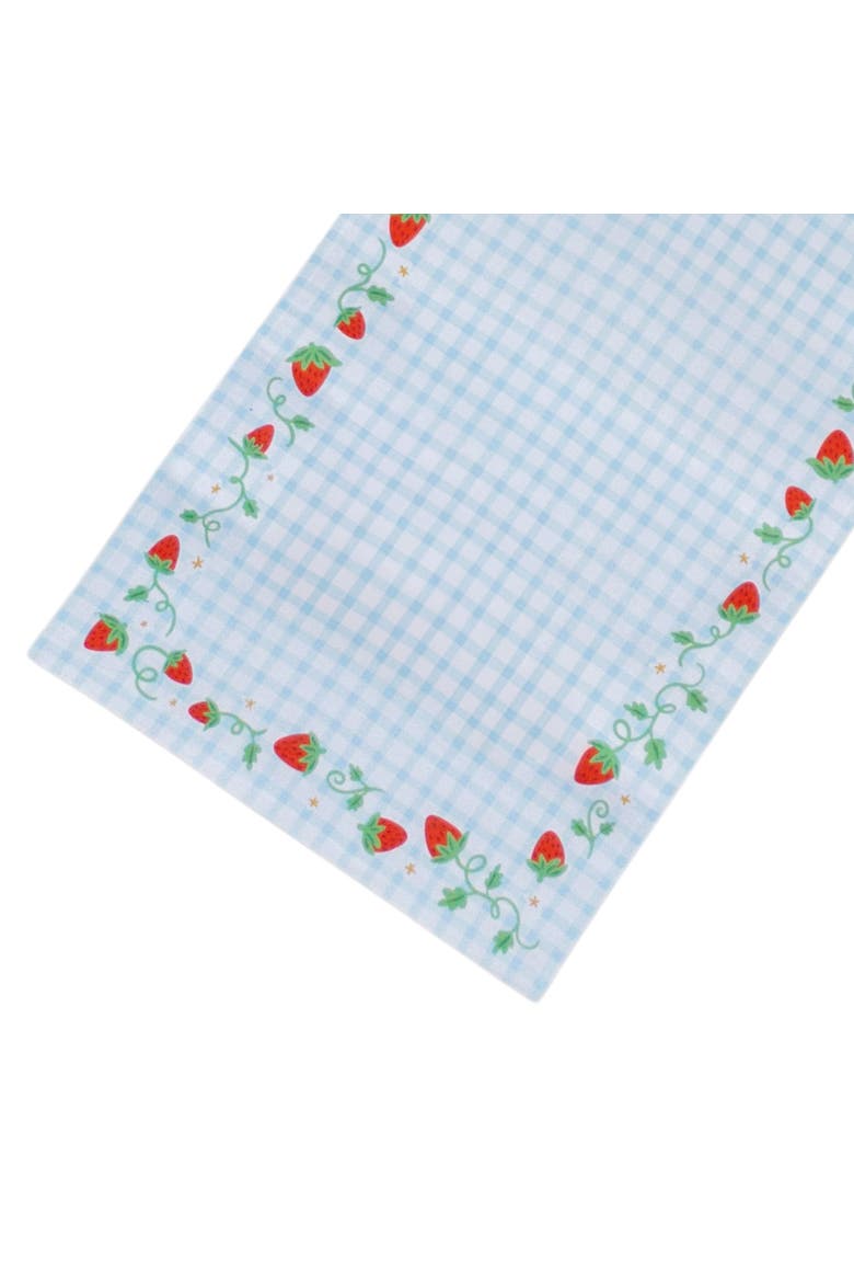 Strawberry Picnic Gingham Table Runner, Alternate, color, Assorted Pre-Pack