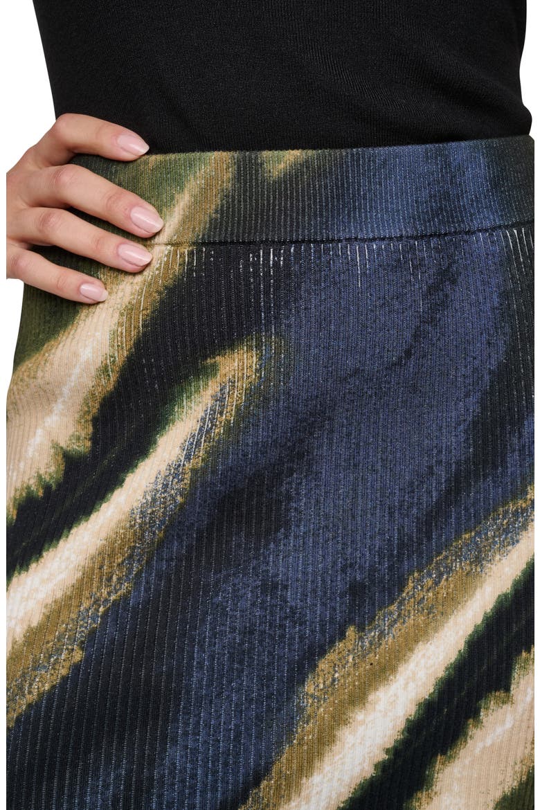 Mix Rib Midi Sweater Skirt, Alternate, color, BRUSHED