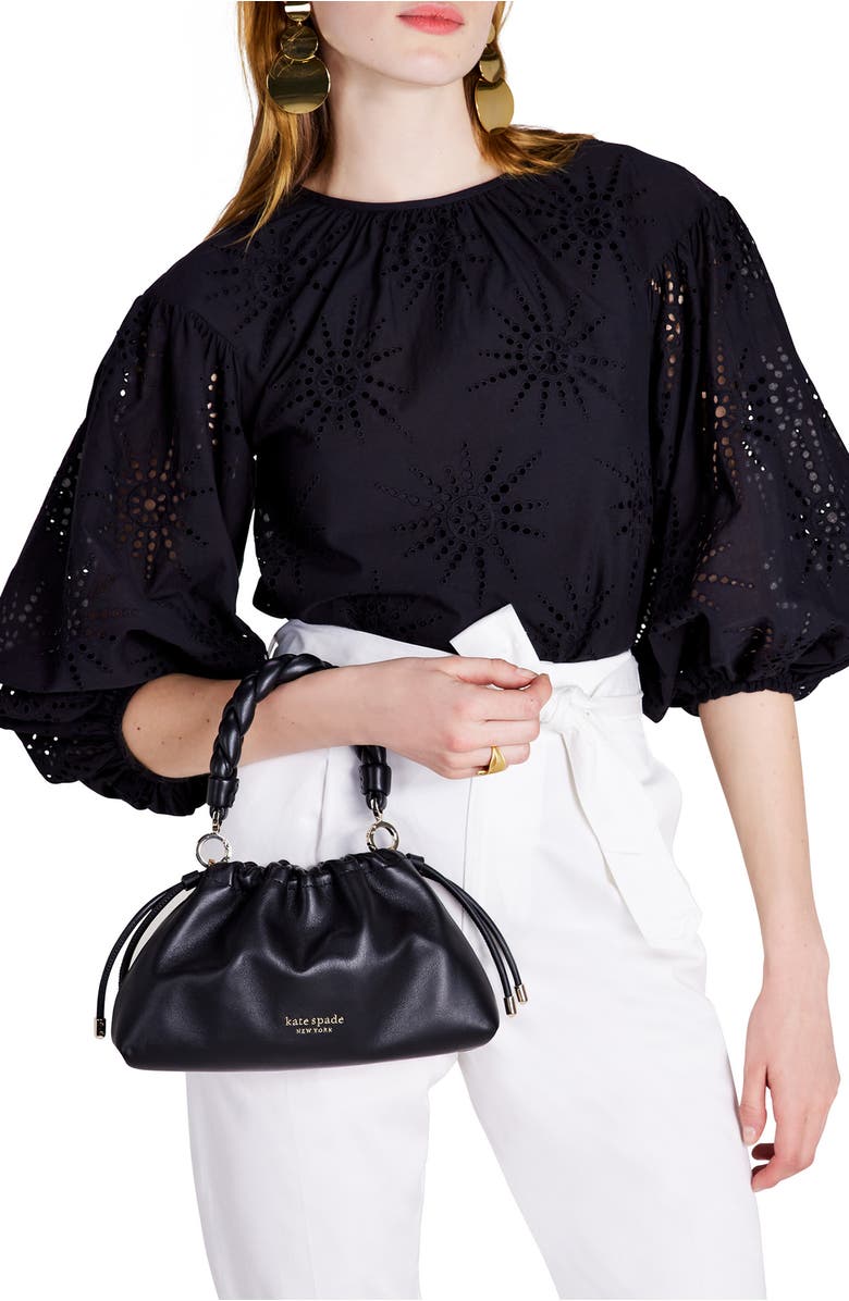 Kate Spade New York meringue leather crossbody bag, Alternate, color,