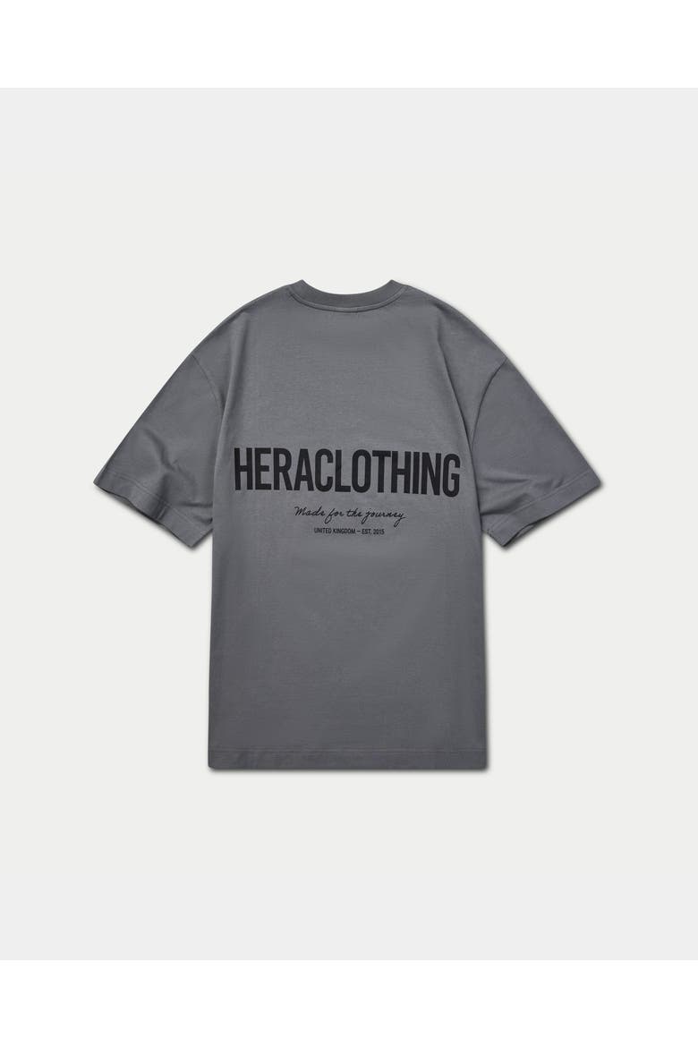 Club '15 Short Sleeve Oversized T-Shirt, Alternate, color, Charcoal