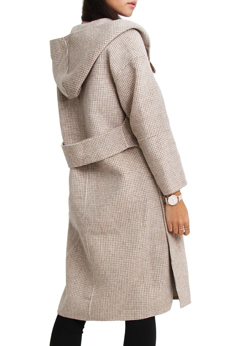 BELLE AND BLOOM Walk This Way Wool Blend Coat, Alternate, color, BEIGE
