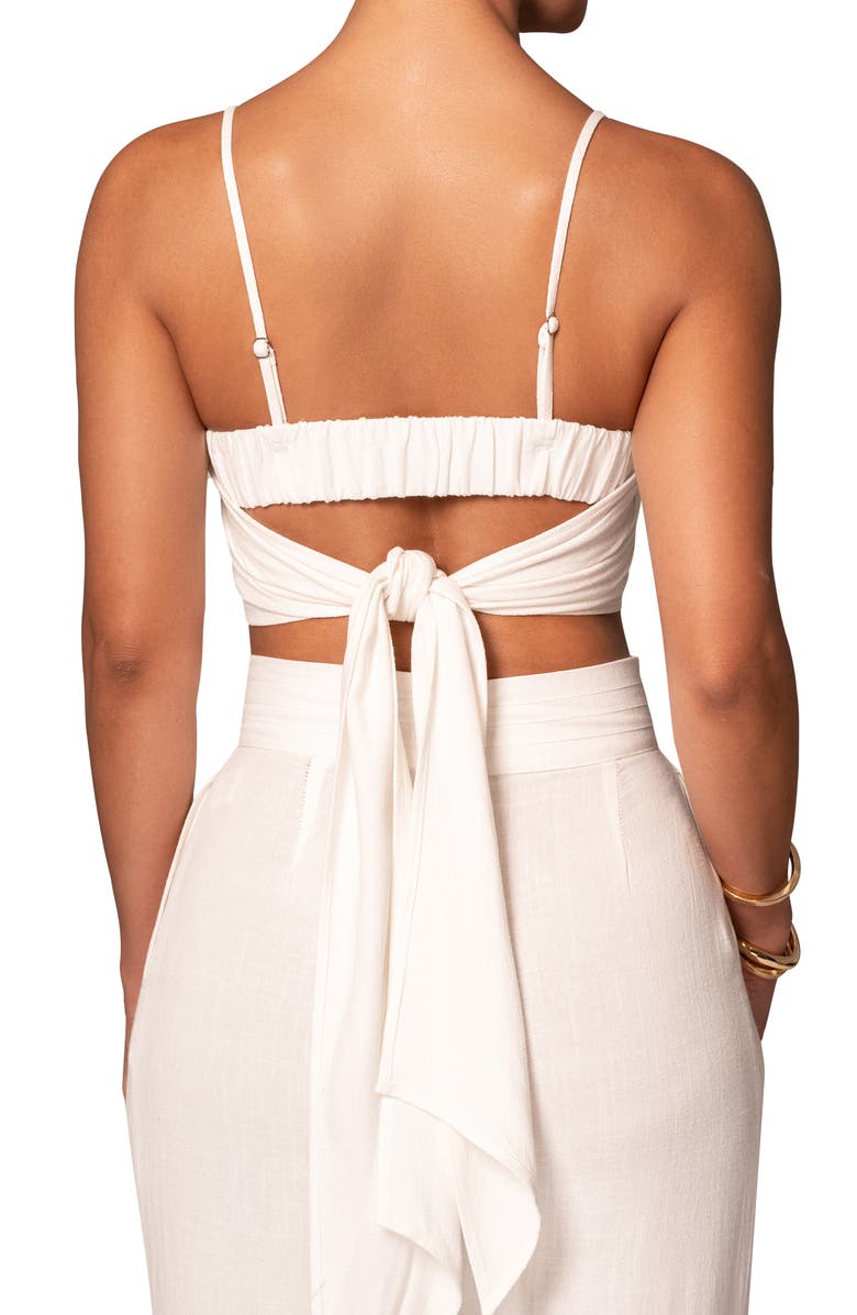 JLUXLABEL Arielle Corset Crop Top, Alternate, color, 