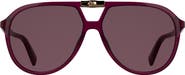 Longchamp Roseau 58mm Aviator Sunglasses
