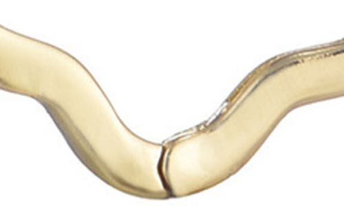 Adornia Flower Shaped Huggie Hoop Earrings In Gold
