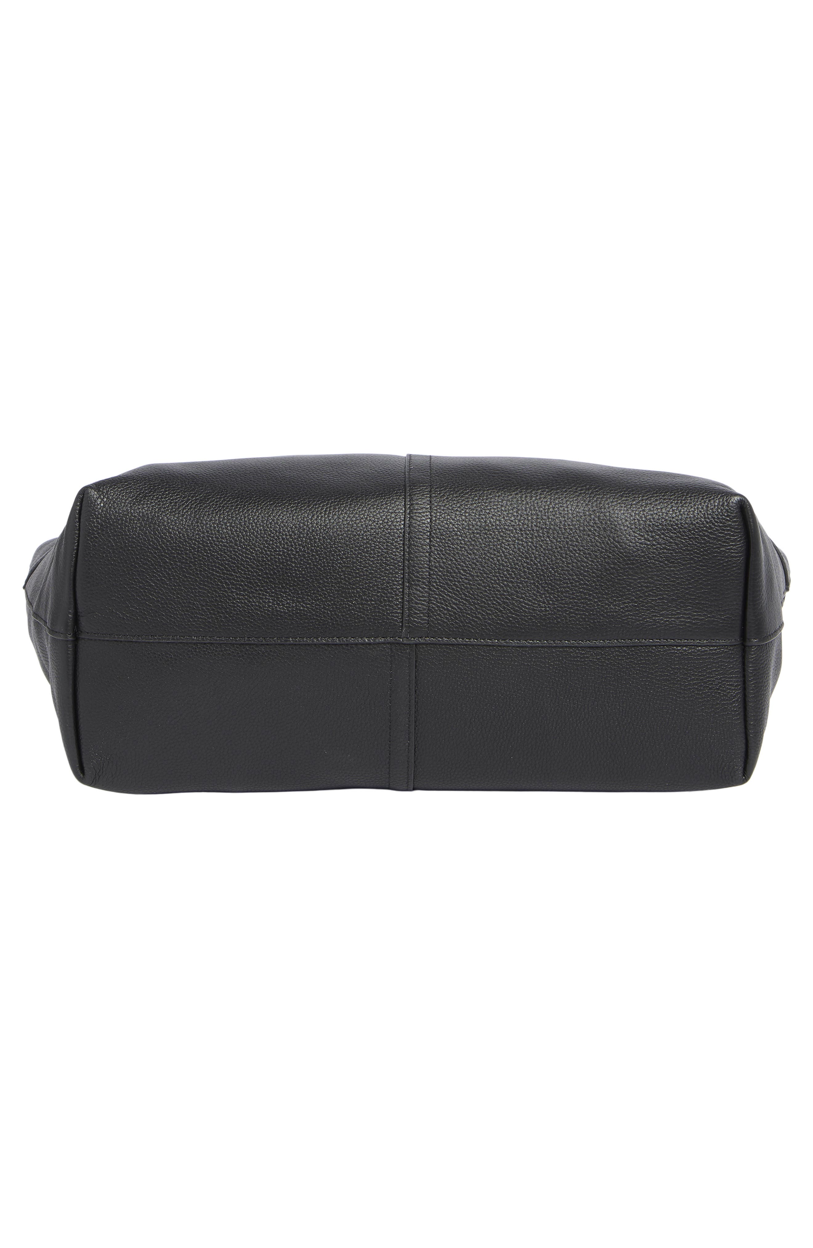 rag & bone Bryant Leather Tote Bag, Alternate, color, Black